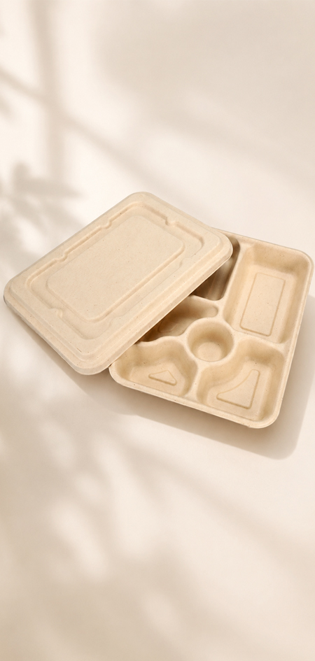 Eco friendly biodegradable food containers for restaurants and catering distributors