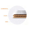 Foil-Lined Paper Pizza Box for Takeaway Delivery