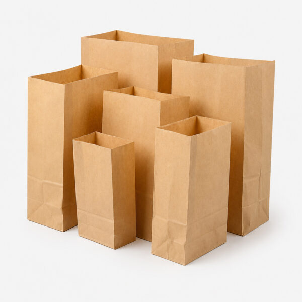 Kraft Paper Bags for Takeout Bakery Food Packaging Kraft Paper Bags for Takeout Bakery Food Packaging