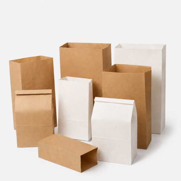 Kraft Paper Bags for Takeout Bakery Food Packaging Kraft Paper Bags for Takeout Bakery Food Packaging