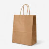 Kraft Paper Bags with Handles for Takeaway Retail Supply