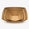 Kraft Paper Boat Food Tray for Snacks and Takeaway Meals