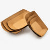 Kraft Paper Boat Food Tray for Snacks and Takeaway Meals
