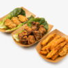 Kraft Paper Boat Food Tray for Takeaway Snack Service Use