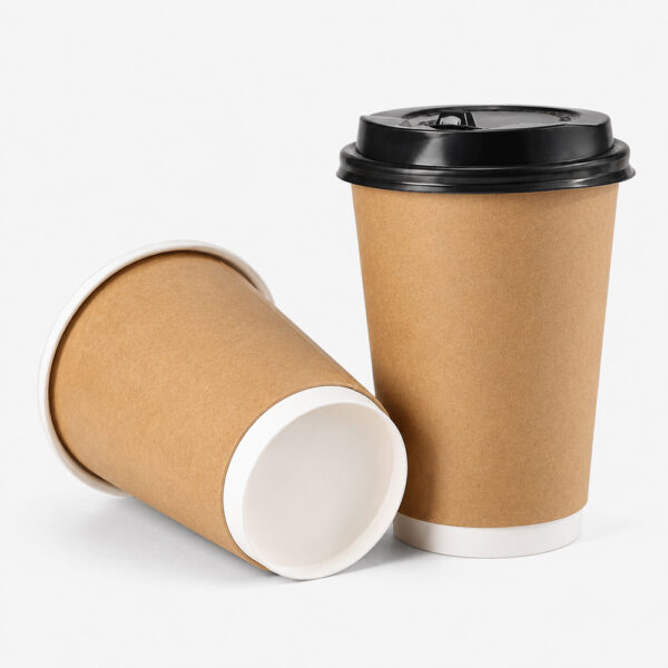 Kraft Paper Coffee Cups for Takeaway Beverage Packaging Kraft Paper Coffee Cups for Takeaway Beverage Packaging