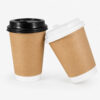 Kraft Paper Coffee Cups for Takeaway Beverage Packaging Kraft Paper Coffee Cups for Takeaway Beverage Packaging