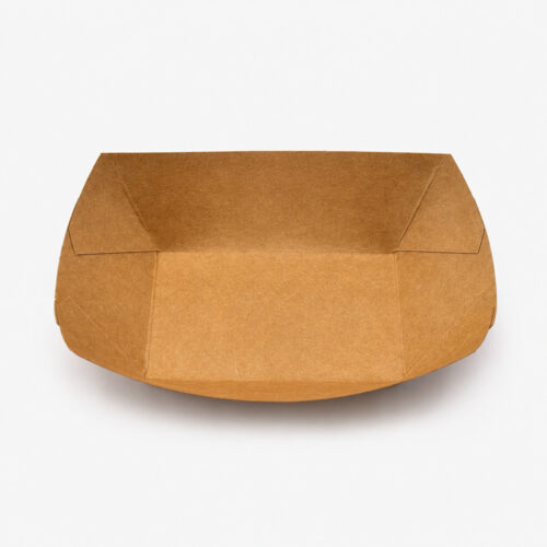 Kraft Paper Food Tray for Fast Food and Takeout Use Kraft Paper Food Tray for Fast Food and Takeout Use