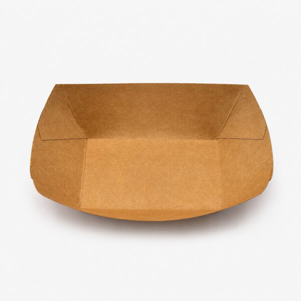 Kraft Paper Food Tray for Fast Food and Takeout Use Kraft Paper Food Tray for Fast Food and Takeout Use