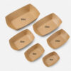 Kraft Paper Food Tray for Fast Food and Takeout Use Kraft Paper Food Tray for Fast Food and Takeout Use
