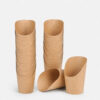 Kraft Paper Fry Cups for Snacks and Takeaway Food Kraft Paper Fry Cups for Snacks and Takeaway Food