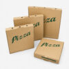 Kraft Paper Pizza Box with Tuck Closure