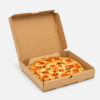 Kraft Paper Pizza Box with Tuck Closure