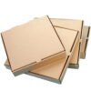 Kraft Pizza Box with Folded Tuck Closure Kraft Pizza Box with Folded Tuck Closure