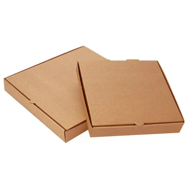 Kraft Pizza Box with Folded Tuck Closure Kraft Pizza Box with Folded Tuck Closure
