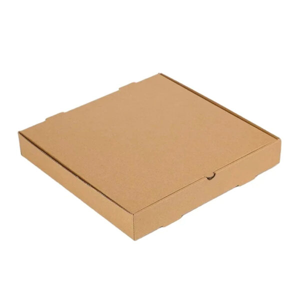 Kraft Pizza Box with Folded Tuck Closure Kraft Pizza Box with Folded Tuck Closure