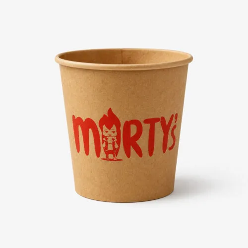 Kraft-Style Paper Food Bucket for Snack Service