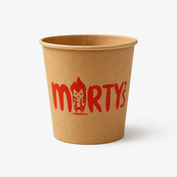 Kraft-Style Paper Food Bucket for Snack Service