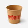 Kraft-Style Paper Food Bucket for Snack Service