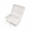 Molded Fiber Clamshell Box for Takeout Food Packaging Molded Fiber Clamshell Box for Takeout Food Packaging