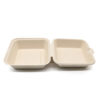 Molded Fiber Clamshell Takeout Box for Meal Packaging
