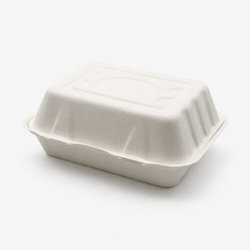 Molded Fiber Clamshell Takeout Food Box