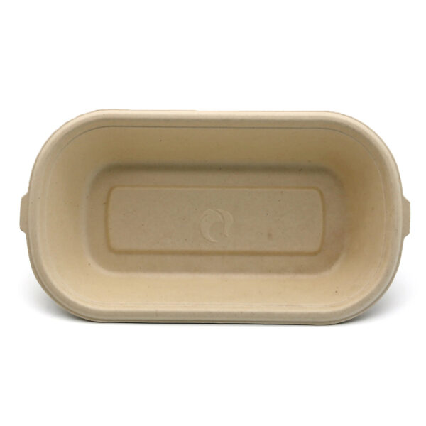 Molded Fiber Rectangular Food Tray for Takeout Meals