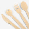 Natural Bamboo Utensils for Takeaway Meals