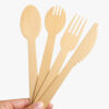 Natural Bamboo Utensils for Takeaway Meals