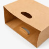 Natural Kraft Paper Takeout Carry Bag with Die Cut Handle