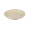 Oval Bagasse-Style Molded Fiber Plate