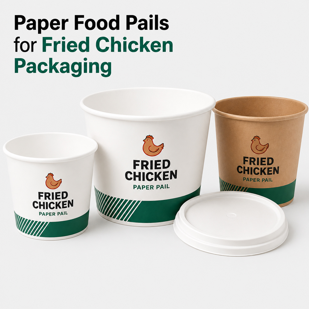 Paper Food Bucket for Fried Chicken Packaging