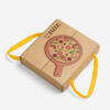 Paper Pizza Box with Carry Handles for Takeaway Paper Pizza Box with Carry Handles for Takeaway