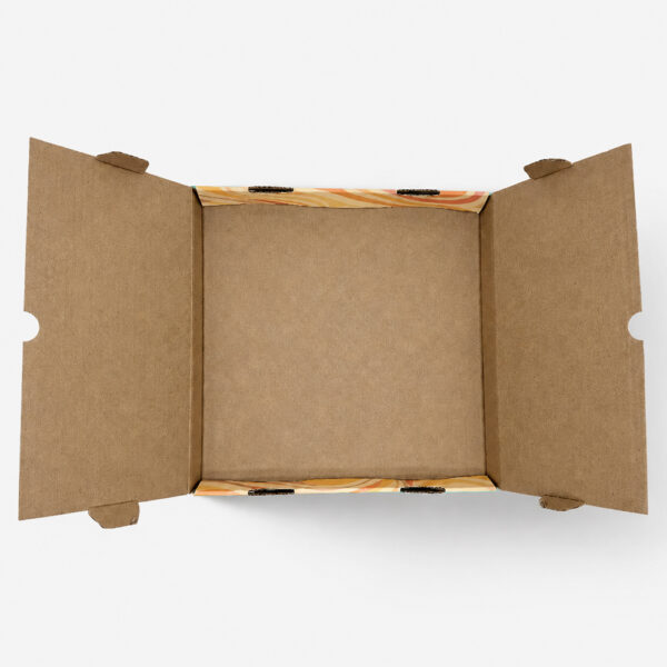 Paper Pizza Box with Custom Printed Exterior for Takeaway
