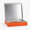 Paper Pizza Box with Silver Interior for Delivery
