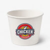 Paper Popcorn Bucket for Snack and Chicken Service