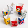 Paper Popcorn Bucket for Snack and Chicken Service