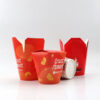 Paper Snack Bucket with Custom Printed Design