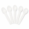 Plastic-Style Yogurt Spoon for Dessert Service Plastic-Style Yogurt Spoon for Dessert Service