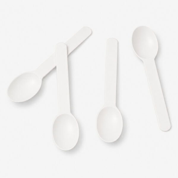 Plastic-Style Yogurt Spoon for Dessert Service Plastic-Style Yogurt Spoon for Dessert Service