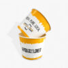 Printed Paper Bucket with Paper Lid for Snack Service