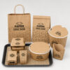 Printed Paper Food Bucket for Snack Service