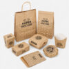 Printed Paper Food Bucket for Snack Service