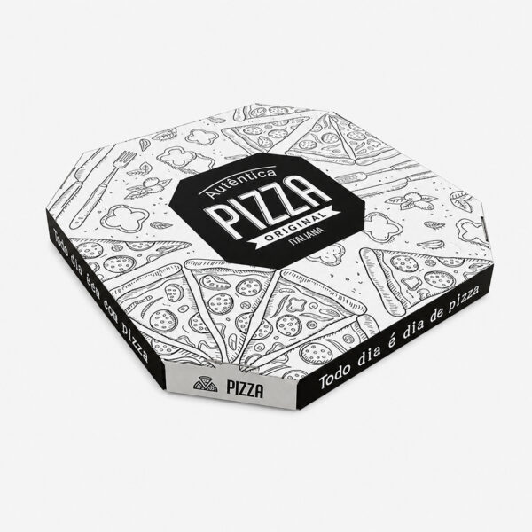 Printed Paper Pizza Box for Takeaway Delivery