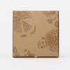 Printed Paper Pizza Box with Hinged Lid for Delivery