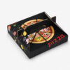 Printed Paper Pizza Slice Box with Folding Lid Printed Paper Pizza Slice Box with Folding Lid