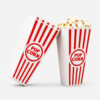 Printed Paper Popcorn Buckets for Concessions