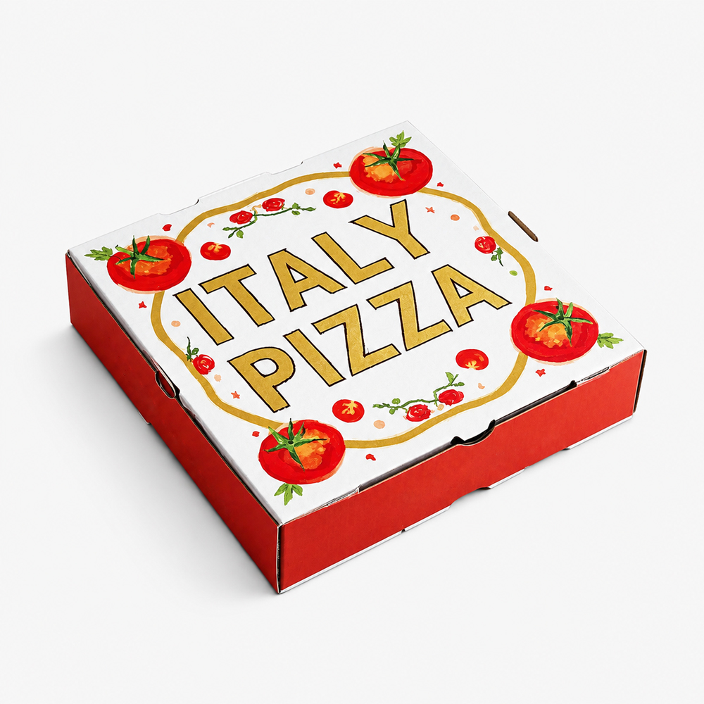 Printed Pizza Box for Takeaway and Delivery