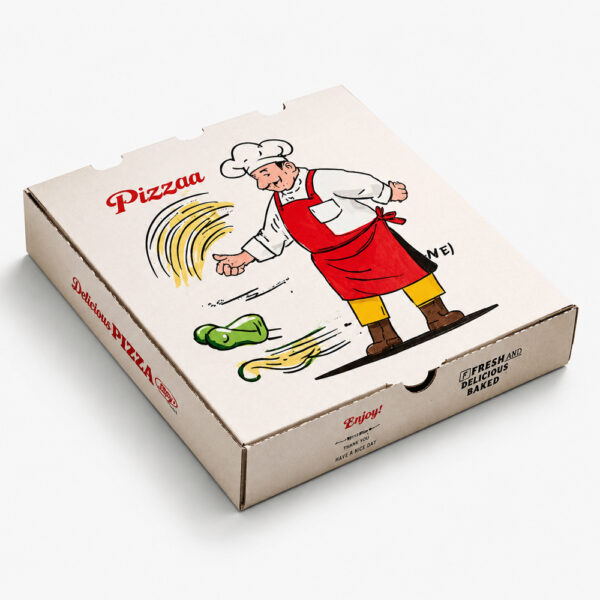 Printed Pizza Box for Takeaway and Delivery Printed Pizza Box for Takeaway and Delivery