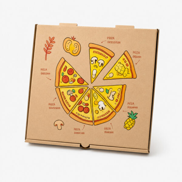 Printed Pizza Box for Takeaway and Delivery Printed Pizza Box for Takeaway and Delivery