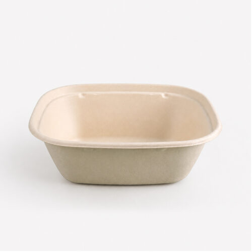 Rectangular Bagasse Bowl with Separate Lid